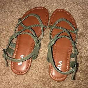 Mia Dannie Braided Thong Sandal